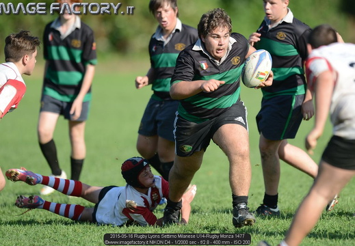 2015-05-16 Rugby Lyons Settimo Milanese U14-Rugby Monza (29-38)